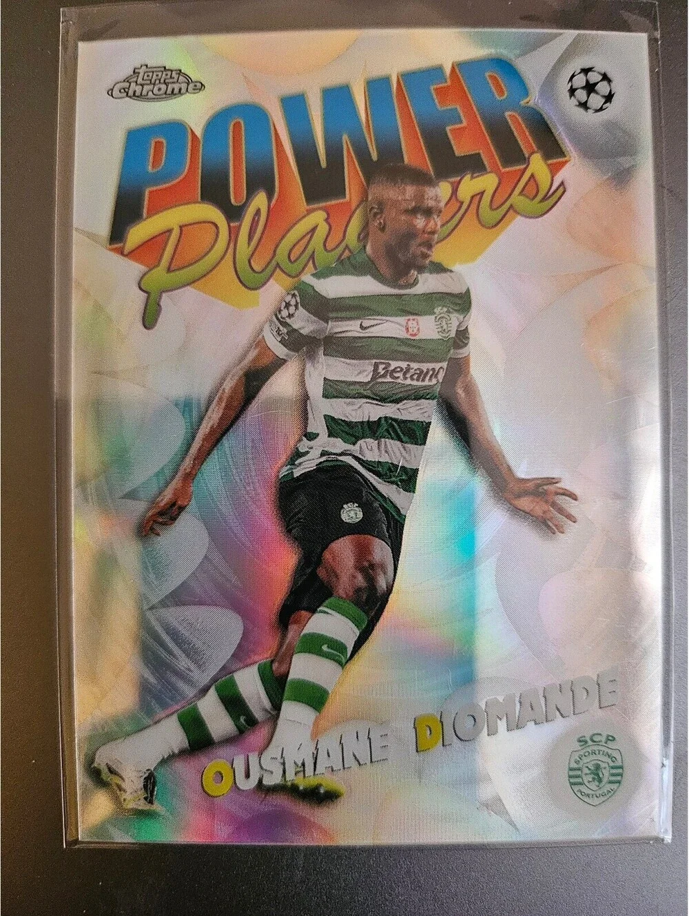 Ousmane Diomande #PP-31 -2025 Topps Chrome UEFA Power Players insert